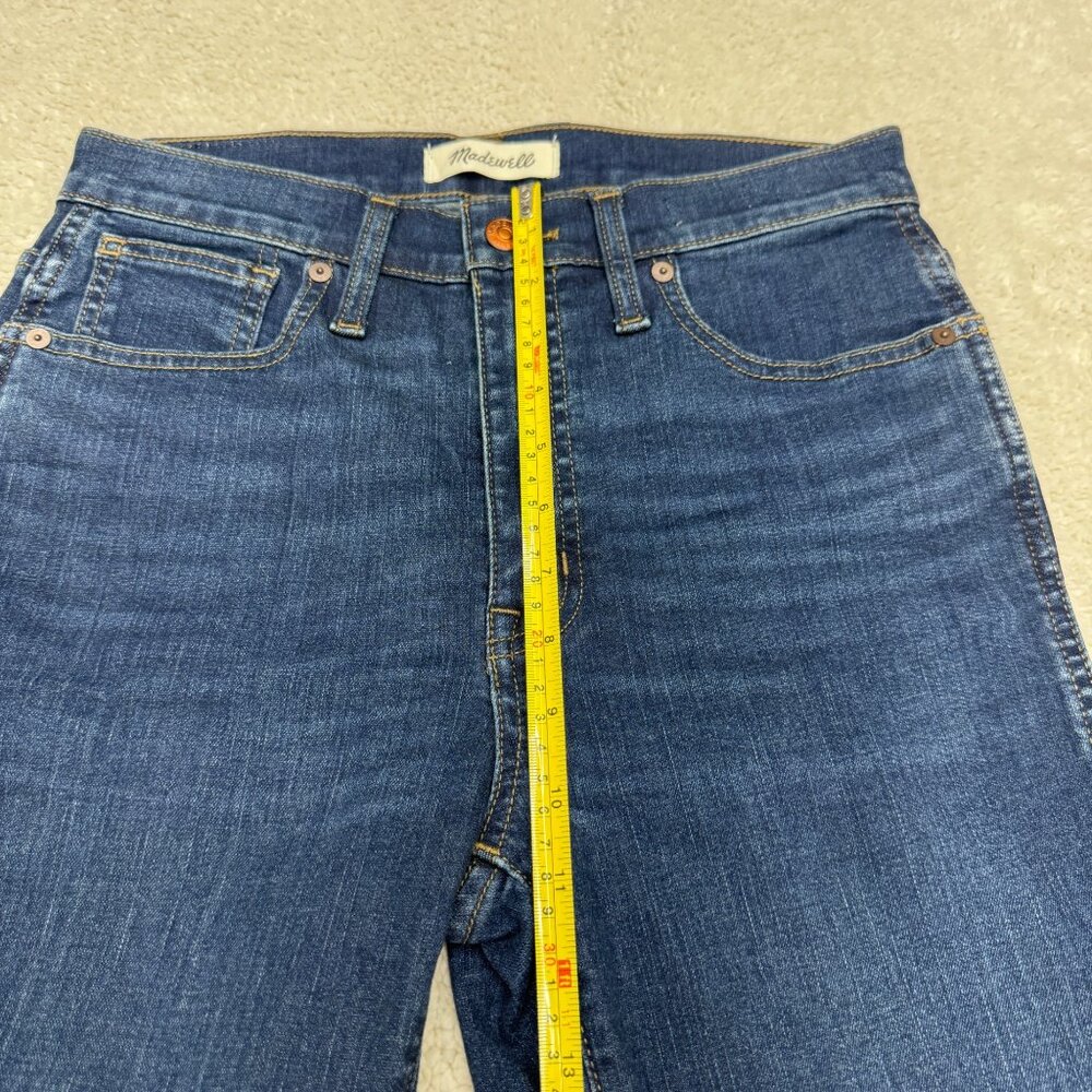 NEW Madewell 10" High-Rise Skinny Jean Womens Blue Denim Pants, Size 28 NWOT - Picture 11 of 11
